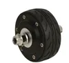 free shippping 24V 150W 4" hub motor wheel double shaft electric wheel hub motor brushless hub motor