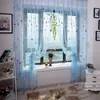 Modern sweet hearts tulle for window curtain sheer Curtains for living room the bedroom window Screening panel