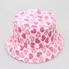 Moda Wiadro Kapelusze Dla Dzieci Floral Truskawka Wiśnia Apple Zwierząt Drukowane Baby Girls Chłopcy Sunhats Dziecko Niemowlę Berbeć Toddler Caps 30styles H-1