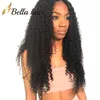 Perruque Full Lace Wig naturelle mongole Remy, cheveux crépus bouclés, vierges, sans colle, bonnet moyen avec peignes, couleur naturelle