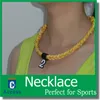 Football Sports Fundraising Necklaces Fundraisers titanium tornado 3 ropes necklace