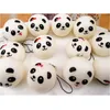 Panda Squishy Charms Kawaii Bunsパンの携帯電話キー/バッグストラップペンダントスケッシュ＃R12