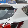 For 2013 2014 2015 Mazda CX-5 CX5 CX 5 ABS Chrome Rear Window Spoiler Side Cover Tail Triangle Trim Car Styling Accessories 2pcs