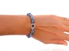 SN0578 Hamsa bracelet For Man Blue jasper Meditation bracelet Natural Stone Bead Bracelet Hamsa Hand Charm Bracelet