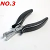 Hair Extensions Pliers Professional Pliers Pincers Pulling Tool For Silicon Micro Rings Beads Pre bonded hair More styles1721065