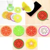 Fruit Shaped Silicone Flower Mug Coasters Mats Pad Cushion Drinks Tea Cup Holder #R571