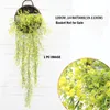 Simulation Artificial Green Grass Plant Bracketplant Cane Vine Hanging Method for Small Rural Household Living Room Wall Decorations