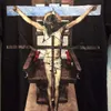 2016 herenmode het kruis Jezus afdrukken Casual korte mouwen Mannen T-shirt Merk Mannen T-shirt, katoenen kleding van hoge kwaliteit