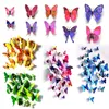 Assepoester Butterfly 3D Butterfly Decoration Muurstickers 12PC 3D Butterflies 3D Butterfly PVC Verwijderbare Muurstickers Butterflys Op voorraad