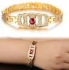 18k Gold Woman Crystals Bracelet Elegance Fashion Bride Lady Jewelry Free Shipping New Style Hot N428