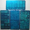 NUOVO 20 pz XL PIENO Nail Stamping Timbro Piastra Immagine di Design Completo Disco Stencil Trasferimento Polacco Modello di Stampa QXE01208683171