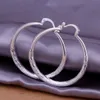 Brand New Women's Plated Sterling Silver Earring 10 Pairs A Lot Mieszany Styl Eme59, High Grade Moda 925 Srebrna płyta Okrągłe kolczyki