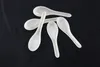 3000 Pieces Asian Soup Spoons Saimin Ramen White Plastic Spoon Outdoor Disposable Spoons Dining Food Sale Fast Free Shipping