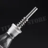 19mm Male Joint GR2 Tatinium Nails Titanium Tip Collectors Ti Nail Tips Micro NC Kit Metal Pipe Oil Rig Dabbers Water8978247