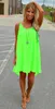 Fluorescence dress chiffon female women summer style vestido plus size lady clothing