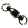 100 Stück Angeln Kugellagerwirbel mit massivem geschweißtem Ring Edelstahl Heavy Duty Bass Fishing Tackle Meer Salzwasser Angeln Accessor8355484