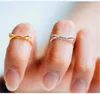 Mode-sieraden 18k vergulde zilveren ring schattige kat oor ringen voor vrouwen groothandel gratis verzending