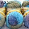 colorful hand-knitted wool line segment dyed coarse lines fancy knitting hats scarves thick line Blue Royal Sand 522-822312b