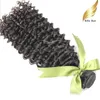Malezyjski Dziewiczy Włosy Ludzkie Włosy Rozszerzenia Kinky Kręcone 1 lub 2 OR3PCS / LOT Natural Black Color Grade 8A Drop Shipping Bellahair