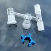 Adaptateur de chute de verre femelle mâle 14mm 18mm, avec adaptateur de récupération et Clip Keck, 2 mâles 1 femelle, Joint déroulant de verre, nouveauté 2016