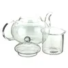 Wholesale-High Quality Heat Resistant Glass Teapot With Infuser Coffee Leaf  350ML/600ML/800ML1000ML