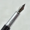 JINHAO Alta qualidade preto e Ágata metal vermelho clássico Nib Fountain pen com material de escritório da escola escrita marca suave caneta de tinta presentes