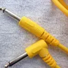 Musical instruments 2pcs 3M Yellow Blue Electric Guitar Amplifier Audio Cable Guitar Effects Pedal Cable guitar parts High Quality8789852