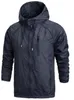 Homens marca roupas sportswear homens moda fina windbreaker jaqueta zipper casacos outwear jaqueta com capuz frete grátis