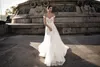 Gali Karten 2018 Wedding Dresses Sheer Backless Bohemia Sexy Off The Shoulder Lace Appliqued Bridal Gowns Custom Made Bride Dress