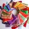 Goedkope Kwastje Kleine Rits Zak Munt Portemonnee Reizen Sieraden Armband Bangle Opberg Pouch Chinese Zijde Brocade Doek Verpakking Pocket 10pcs / lot