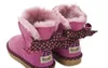 Hot Sell Ny Classic Design 032800 Bowkont Girl Women Snow Boots Aus Short Snow Boots Fur Integra Ted Håll Varma Stövlar Gratis frakt
