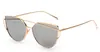 Aimade 2020, новые солнцезащитные очки «кошачий глаз», женские брендовые дизайнерские модные двулучевые солнцезащитные очки розового золота с зеркалом «кошачий глаз», UV400251I