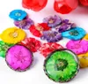 100 piezas Flor de hibisco seco prensado para fiestas de boda Collar collar de hogar accesorios de ramas de bricolaje