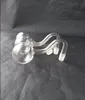 Grand pot transparent de 3,5 cm de diamètre - pipe à narguilé en verre gongs en verre - plates-formes pétrolières bongs en verre pipe à narguilé en verre - vap- vaporiz