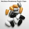 100PCS Safety Clasp For DIY Necklace's clasps Plastic Closure chew necklace Silicone Jewels Plastic Breakaway Clasps