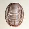 Southeast Asia Rattan lantern Restaurant Ceiling Pendant Light Study Room Pendant lamp Stylish Dining Room Pedant Chandeliers