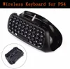 DOBE 3.5mm Bluetooth Mini Wireless Chatpad Message QWERTY Keyboard Full Key for PS4 PS 4 P4 PlayStation Controller