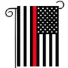 Drapeau de jardin décorations pour la maison jour de l'indépendance des états-unis drapeau rouge blanc bleu rayures en Polyester bannière étoiles des états-unis SN