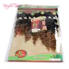 Mode court cheveux humains ombre bordeaux crépus bouclés cheveux brésiliens vague profonde humaine tressage extensions de cheveux tisse fermeture marley6554437