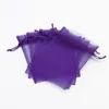 500pcs Mixed Organza Wedding Favor Gift Candy Sheer Bags Jewelry Pouch 7X9CM8186934