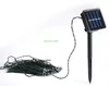 Ny LED-solsträngljus 22m 200 lysdioder 7 färger 8 Modes Solar Power Outdoor Waterproof Solar String Lights för Garden Juldekor