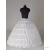 Super Cheap Ball Gown 6 Hoops Petticoat Wedding Slip Bridal Underskirt Layers Slip 6 Hoop Skirt For Quinceanera Dress2647778