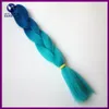 Cheveux de tressage synthétiques pliés 24 pouces 100g Ombre bicolore couleur Jumbo tresse extensions de cheveux plus de couleurs