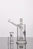 Gerçek Görüntü Hitman Mini Cam Nargile Bongs Petrol Kuyuları Birdcage Inline Perc Sigara İçme Borusu Dab Kuleleri Su Boruları 14.4 mm Erkek Eklemli Bong Fıskiye