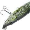 Richiamo di pesca di nuovo design di alta qualità 20 cm / 8 "-65 g Gancio multi esche snodabili 8 sezioni Accessorio per pesca con esca dura con amo triplo