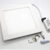 3W 6W 9W 12W 15W18W Panelu LED Light Square Ultra cienki sufit LED zagłębiony panel Light AC85-265V Lampy LED Lampy