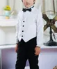 Top Quality White Cotton Kid Long Sleeve Shirt Boy Wear Prom Shirt Formal Event Cheap Tuxedo White Shirt280o