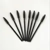 Factory 50Pcslot Disposable Spiral Eyelashes Brush Eyebrow Brush Cosmetic Brushes Makeup Mascara Brushes black colors4990373