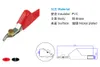 4S 상점 자동 수리 도구, 자동차 수리 테스트, 101mm 업계에 대한 악어 클립을 찌르다 전기 자동차에 대한 pricker와 악어 케이블 클립