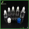 Vape E Liquid Mottes pour 5 ml 10ml 15 ml 20ml 30ml 50ml Dopper Plastique Bouteilles vides Tamper Épreuve Cape évident Ejuice Bot4645638